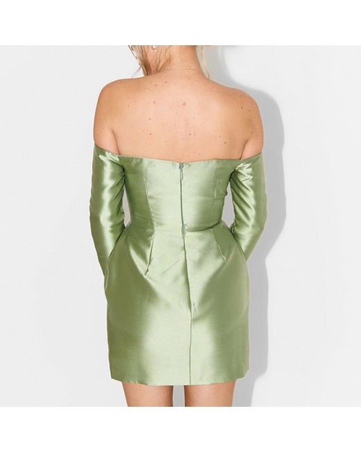 Odd Muse Green Ultimate Muse Tulip Skirt Mini Dress