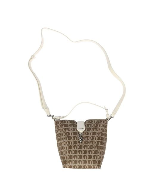 DKNY Metallic Taira Bucket Bag