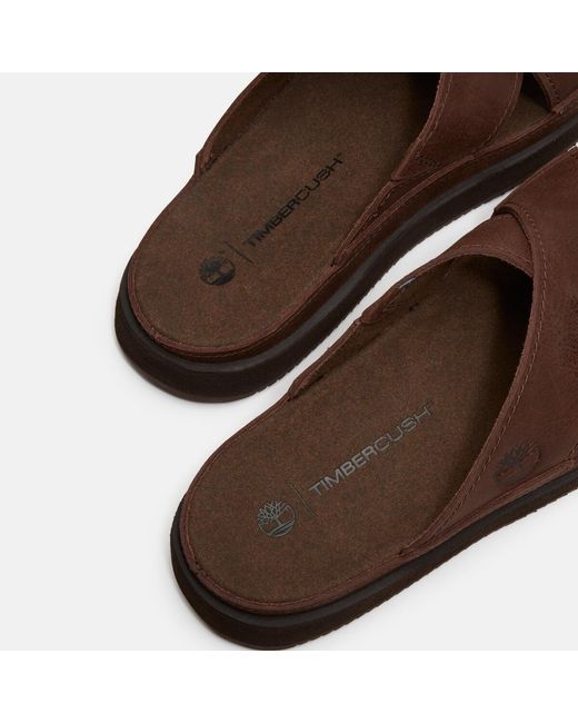 Timberland Brown Flat Sandals for men