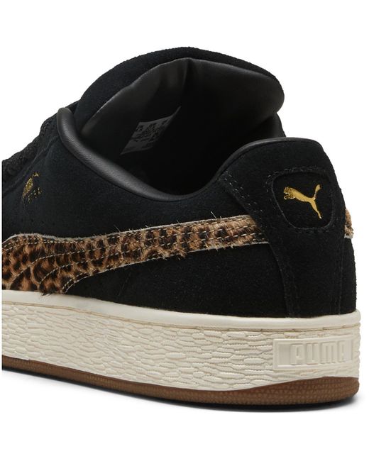 PUMA Black Suede Xl Trainers