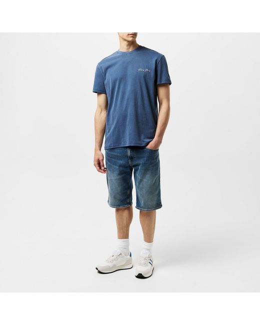 Tommy Hilfiger Blue Tjm Signature Sailing Short Sleeve T-Shirt for men