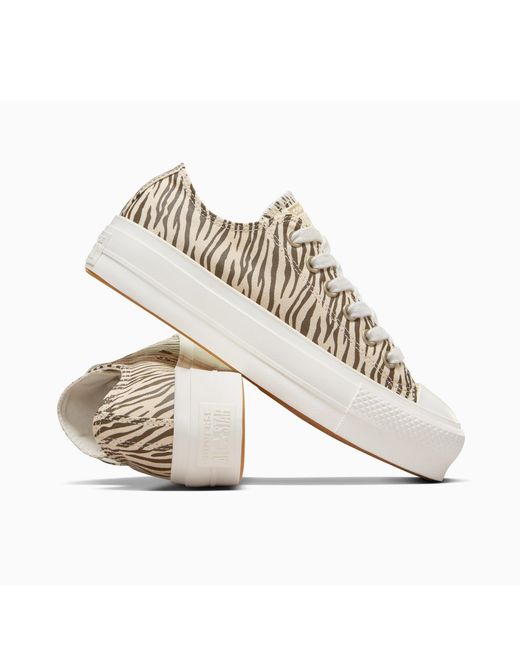 Converse Natural Chuck Taylor All Star Lif Canvas High-Top Trainers