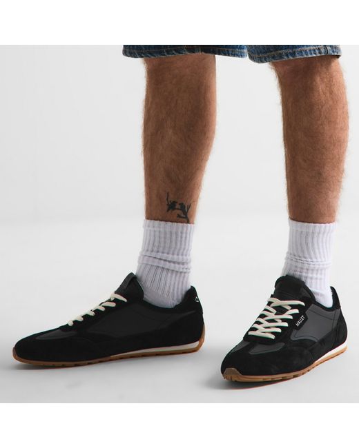 Mallet Black Low-Top Trainers for men