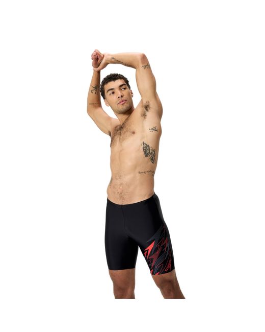 Speedo Black Medium Long Jam Jammers for men