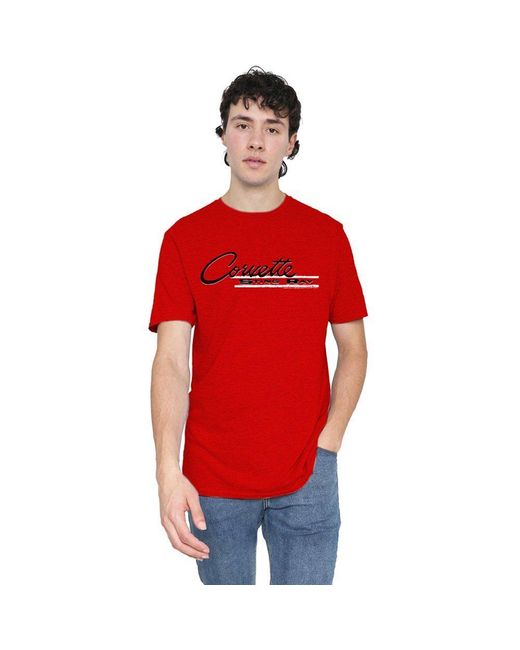 Other Red Chevrolet Retro Stingray T-Shirt for men