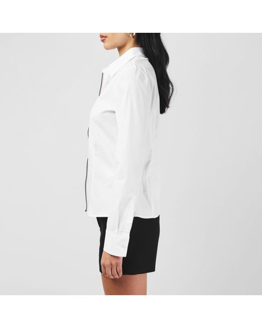 Boss White Bierdie Tailored Fit Shirt