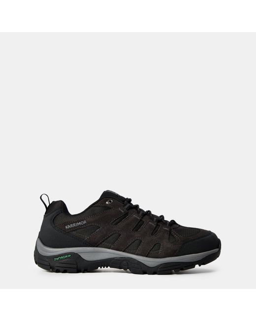 Karrimor Black Summit Leather Walking Shoes for men