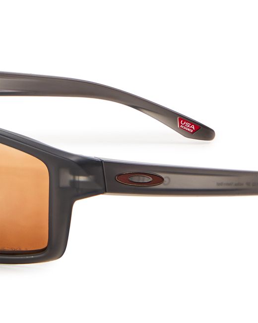 Oakley Brown Gibston Rectangle Sunglasses for men