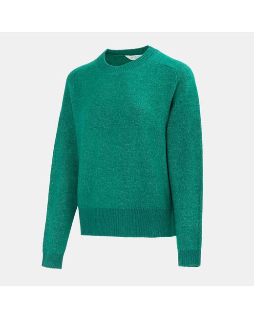 Miso Green Knit Jumper Solid