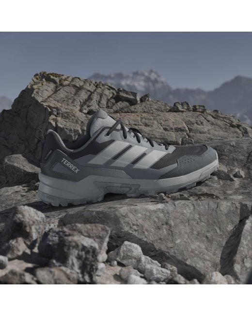 Adidas Gray Waterproof Hiking Shoes for men