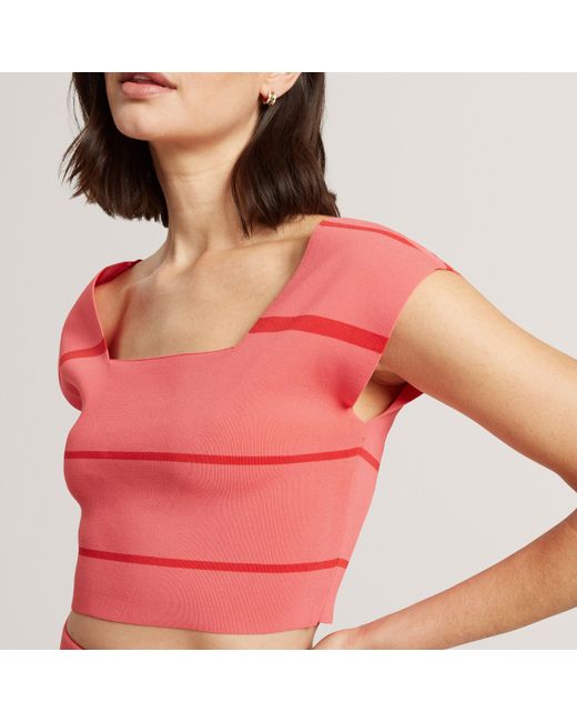 Ted Baker Pink Ted Knit Co-Ord Top