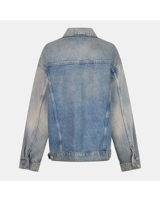 GOOD AMERICAN Blue Os Denim Jacket
