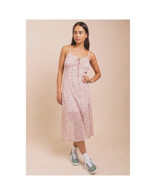 Daisy Street Pink Midi Dress