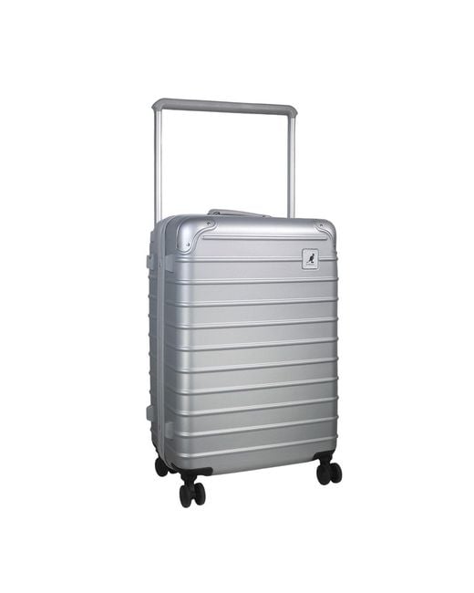 Kangol Gray Adults Hard Suitcase