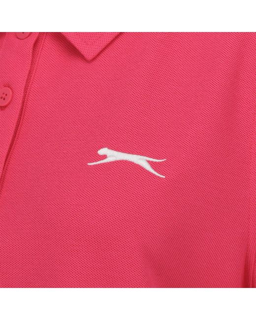 Slazenger 1881 Pink Pique Polo