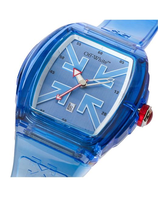 Off-White c/o Virgil Abloh Blue Beat Watch for men