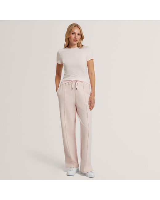 Ted Baker Pink Pintuck Detail Jogger