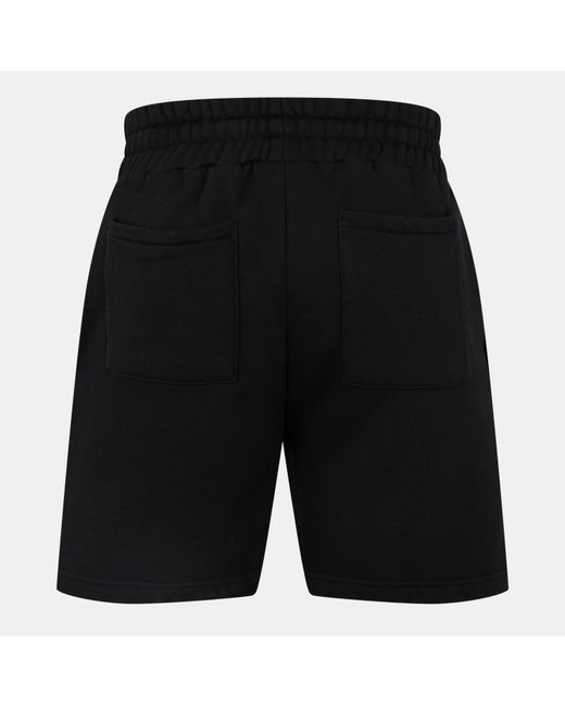 MKI Miyuki-Zoku Black Uniform Fleece Jogger Shorts for men