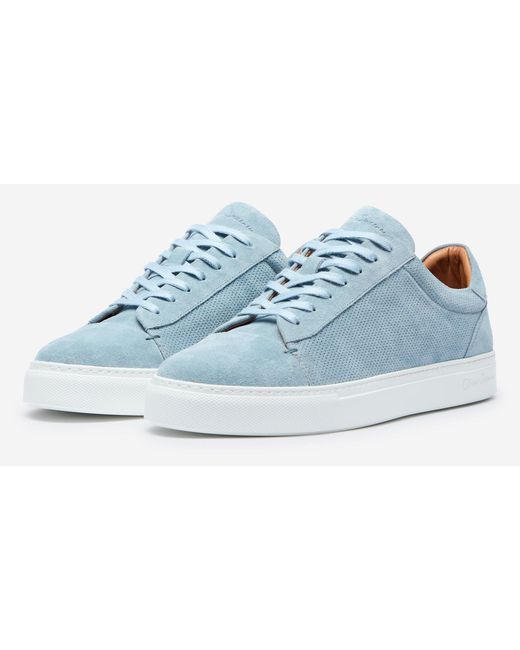 Oliver Sweeney Blue Almada Low-Top Trainers for men