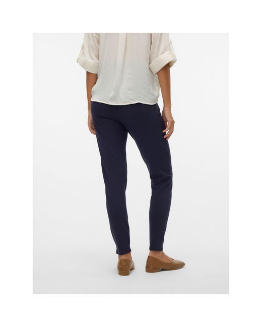 Vero Moda Blue Tapered Cuffed Trousers