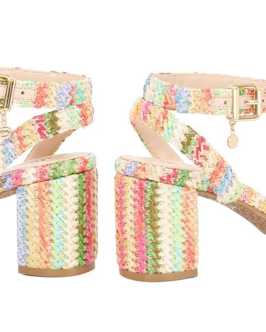 Dune Multicolor Memee Heeled Sandal