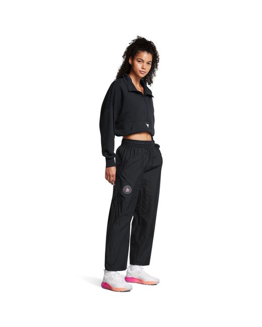 Under Armour Blue Open Hem Poly Tracksuit Joggers