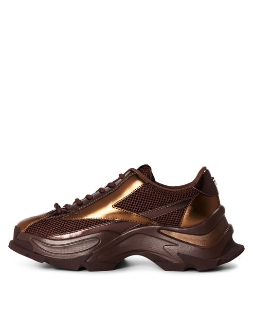 Steve Madden Brown Zoomz Chunky Trainers