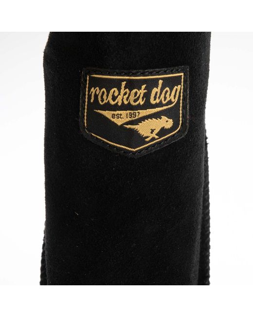 Rocket Dog Black Sugar Daddy Suede Winter Boots