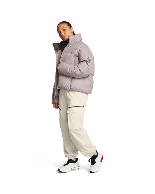 Under Armour Gray Limitless Weather-Resistant Puffer Jacket