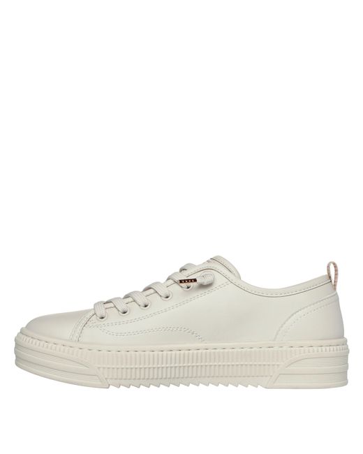 Skechers White Low-Top Trainers