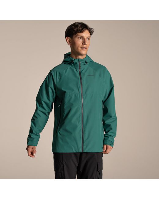 Craghoppers Green Osuna Waterproof Shell Jacket for men
