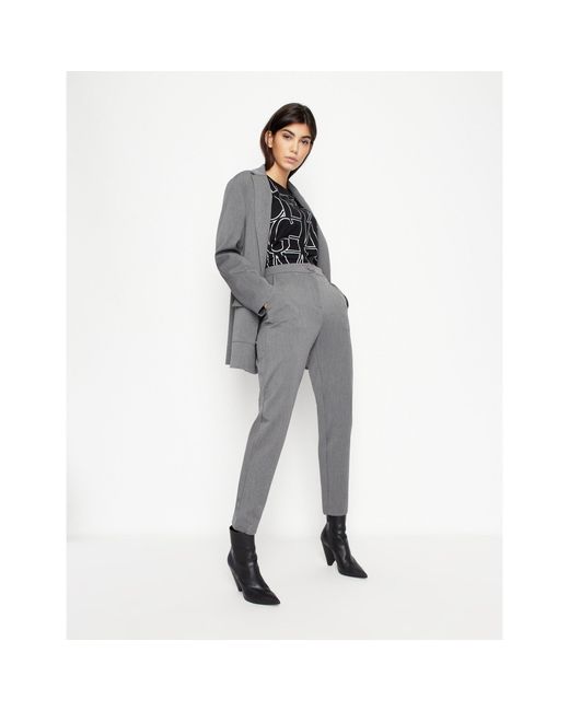ARMANI EXCHANGE Gray Ax Trousers