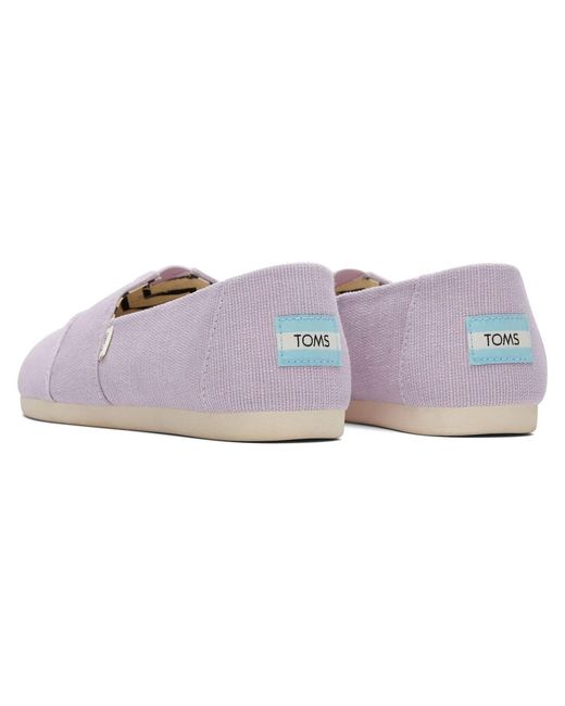 TOMS Purple Alpargata Classic Espadrilles Size 3.5