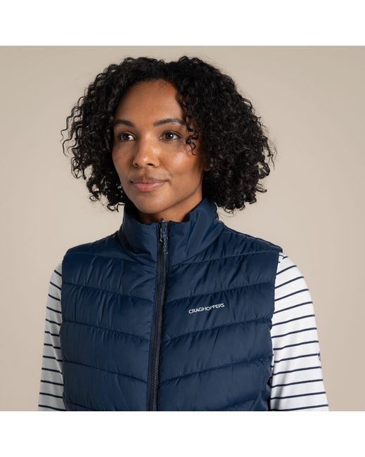 Craghoppers Blue Complite Ix Insulated Water-Repellent Vest