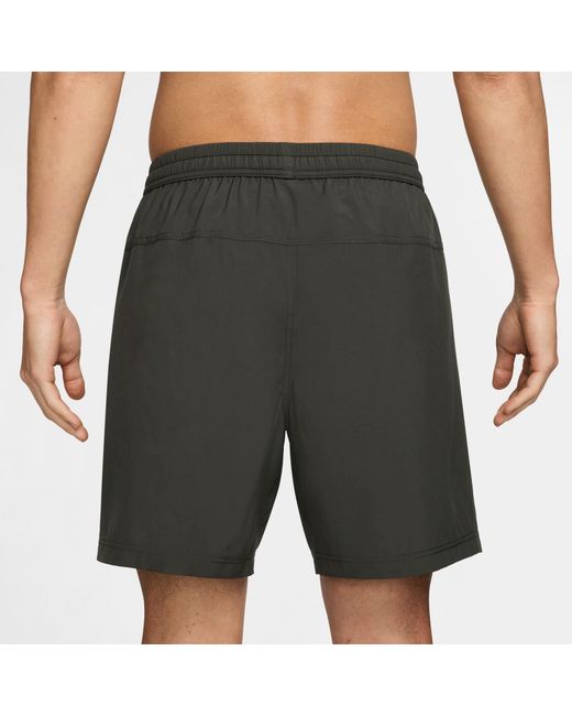 Nike Gray Dri-Fit Form 7 Unlined Versatile Shorts for men