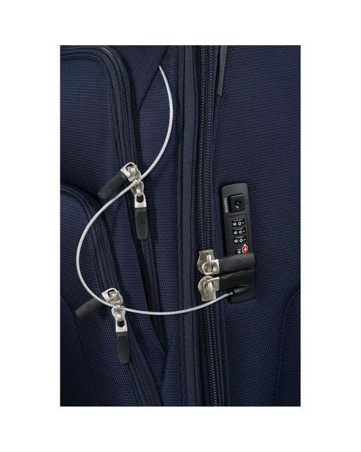 Samsonite Blue Spark Sng Eco Spinner 82X53X34/38Cm Exp Fl Extra Large Soft Suitcase