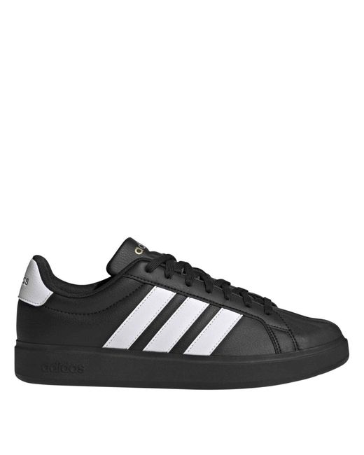 Adidas Black Street Talk Low-Top Trainers for men