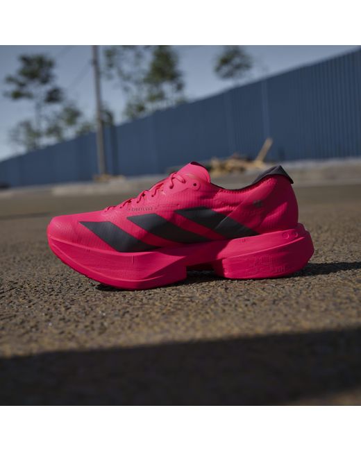 Adidas Pink Adizero Adios Pro 4 Shoes Ladies