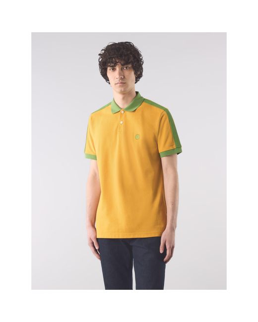 Pretty Green Yellow Pg Denton Short-Sleeve Polo Shirt for men