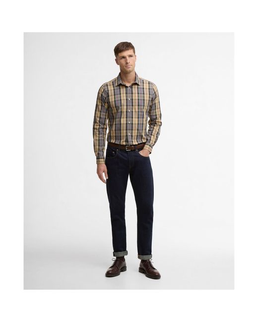 Barbour Brown Kenton Shirt for men