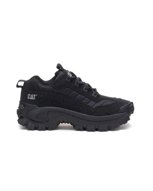 Caterpillar Black Intruder Chunky Trainers for men