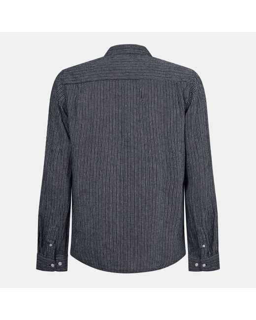 Peter Werth Blue Long Sleeve Plain Shirt for men