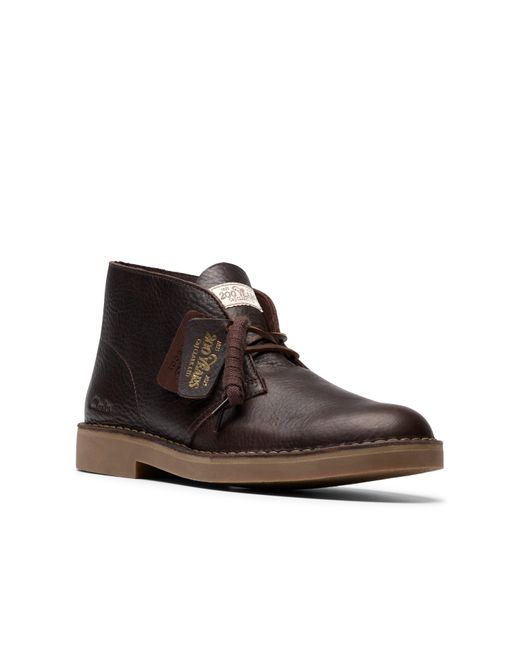 Clarks Brown Evo Desert Boots for men