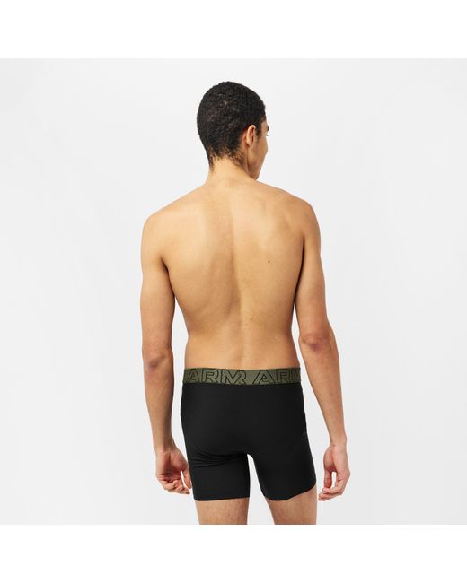 Under Armour Green 2Pk 6In Tech 2 Boxers for men