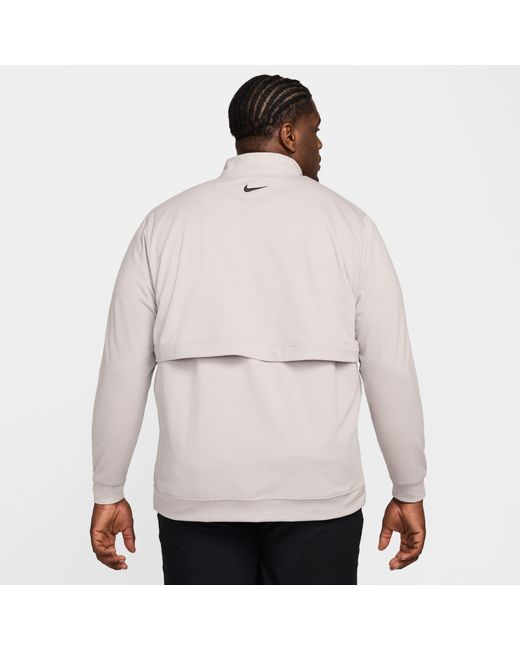 Nike Gray Tour Half Zip Golf Top for men