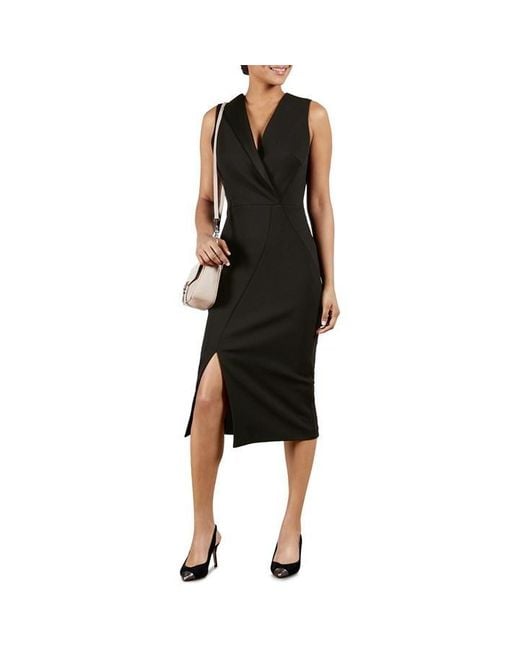 Ted Baker Black Ted Bodycon Dress Ld99