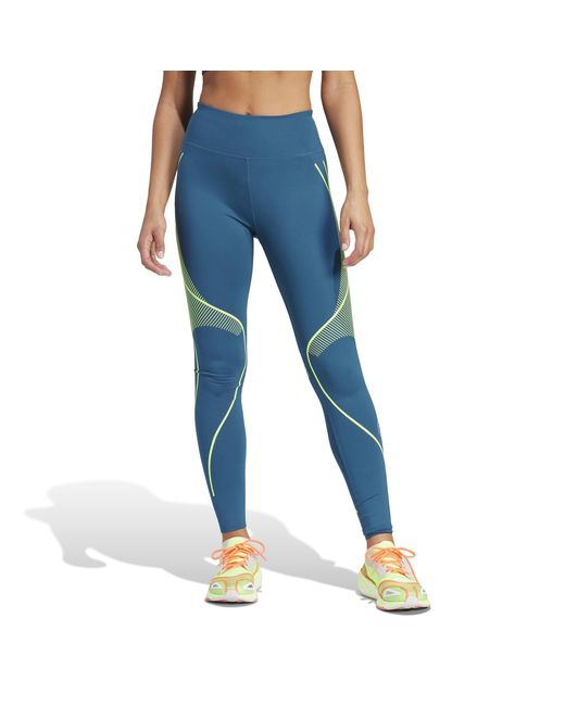 Adidas Blue Performance Running Tights