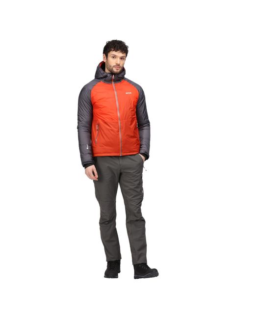 Regatta Red Radnor Waterproof Breathable Recycled Insulation Lightweight Jacket for men