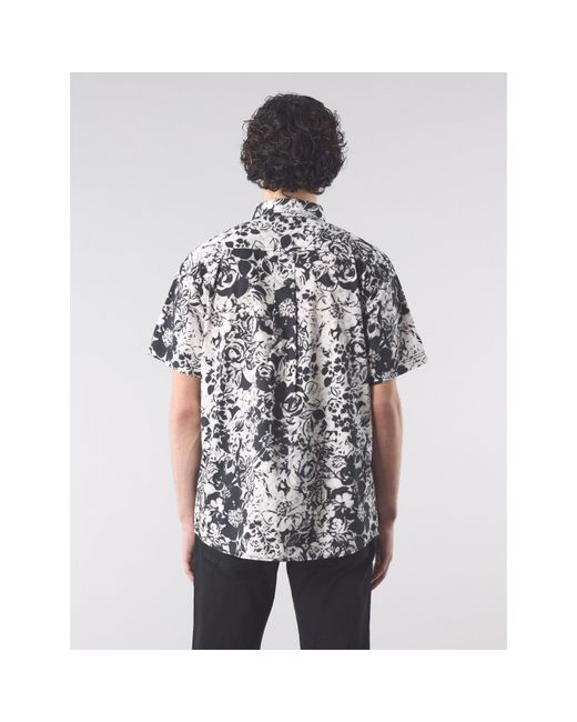Pretty Green White Molineux Short-Sleeve Plain Shirt for men