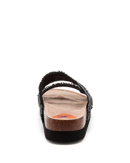 Rocket Dog Black Aruba Raffia Sandal